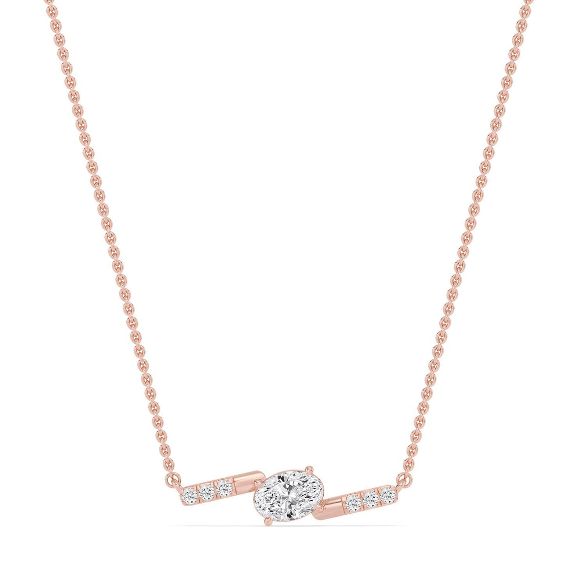 Camille Lune lab grown diamond pendant