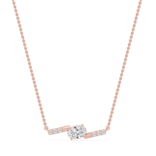 Camille Lune lab grown diamond pendant