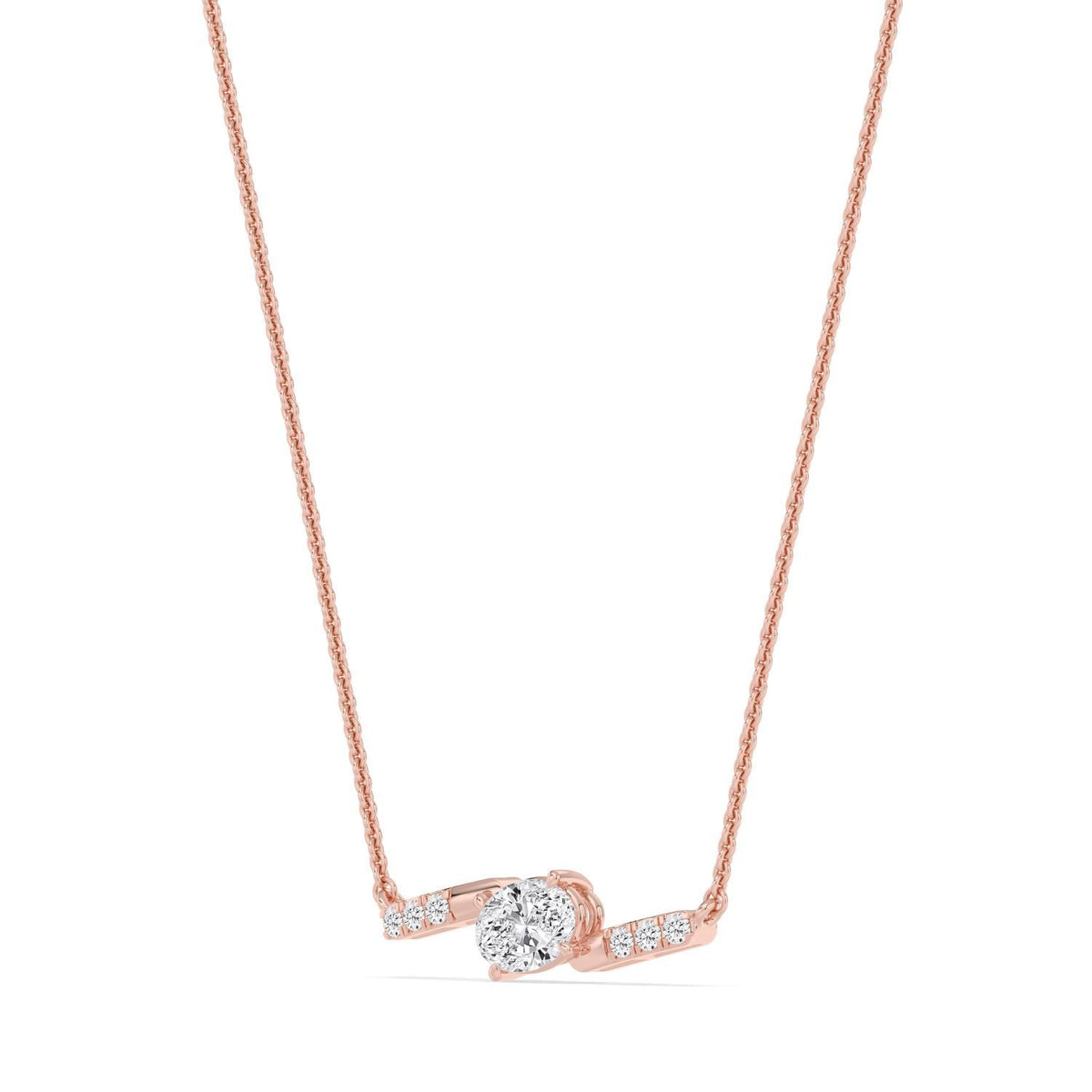 Camille Lune lab grown diamond pendant