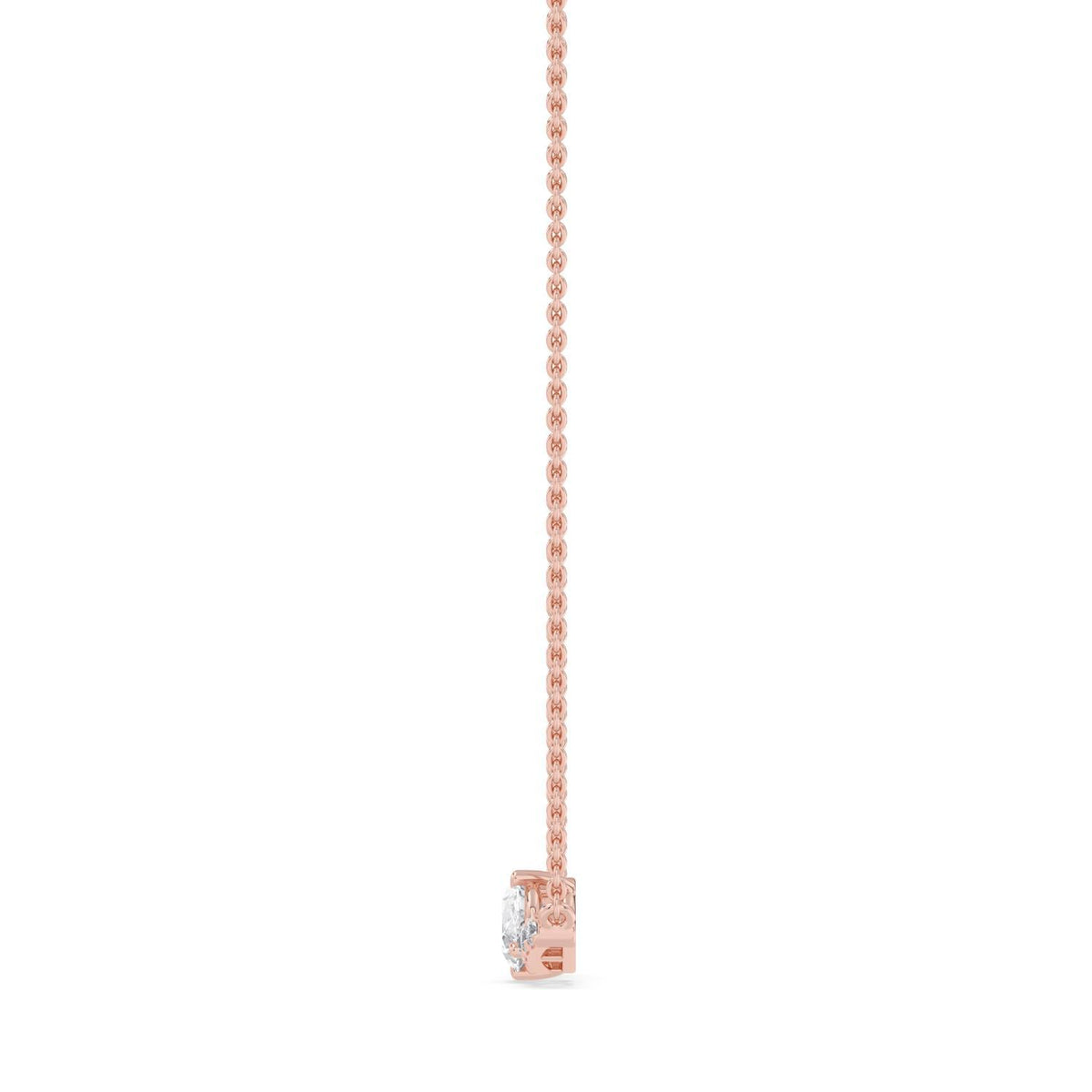 Camille Lune lab grown diamond pendant