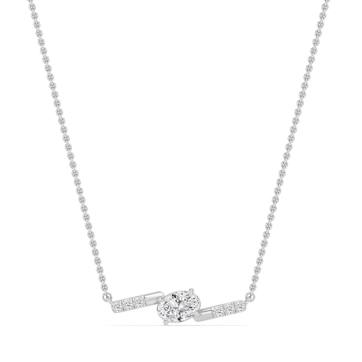 Camille Lune lab grown diamond pendant