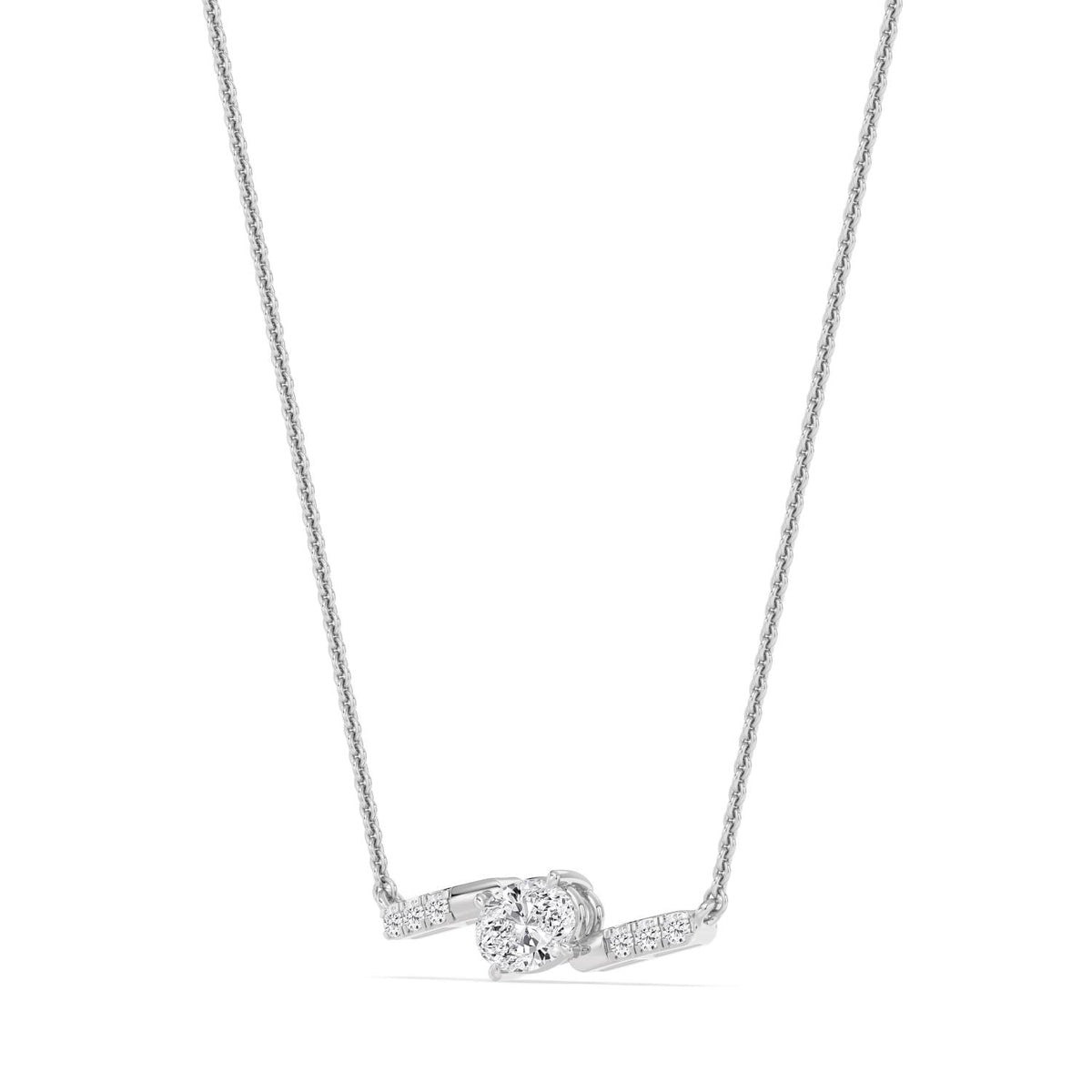 Camille Lune lab grown diamond pendant