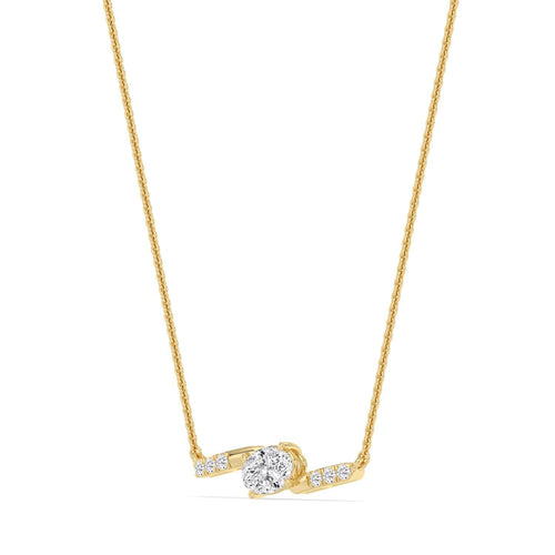 Camille Lune lab grown diamond pendant