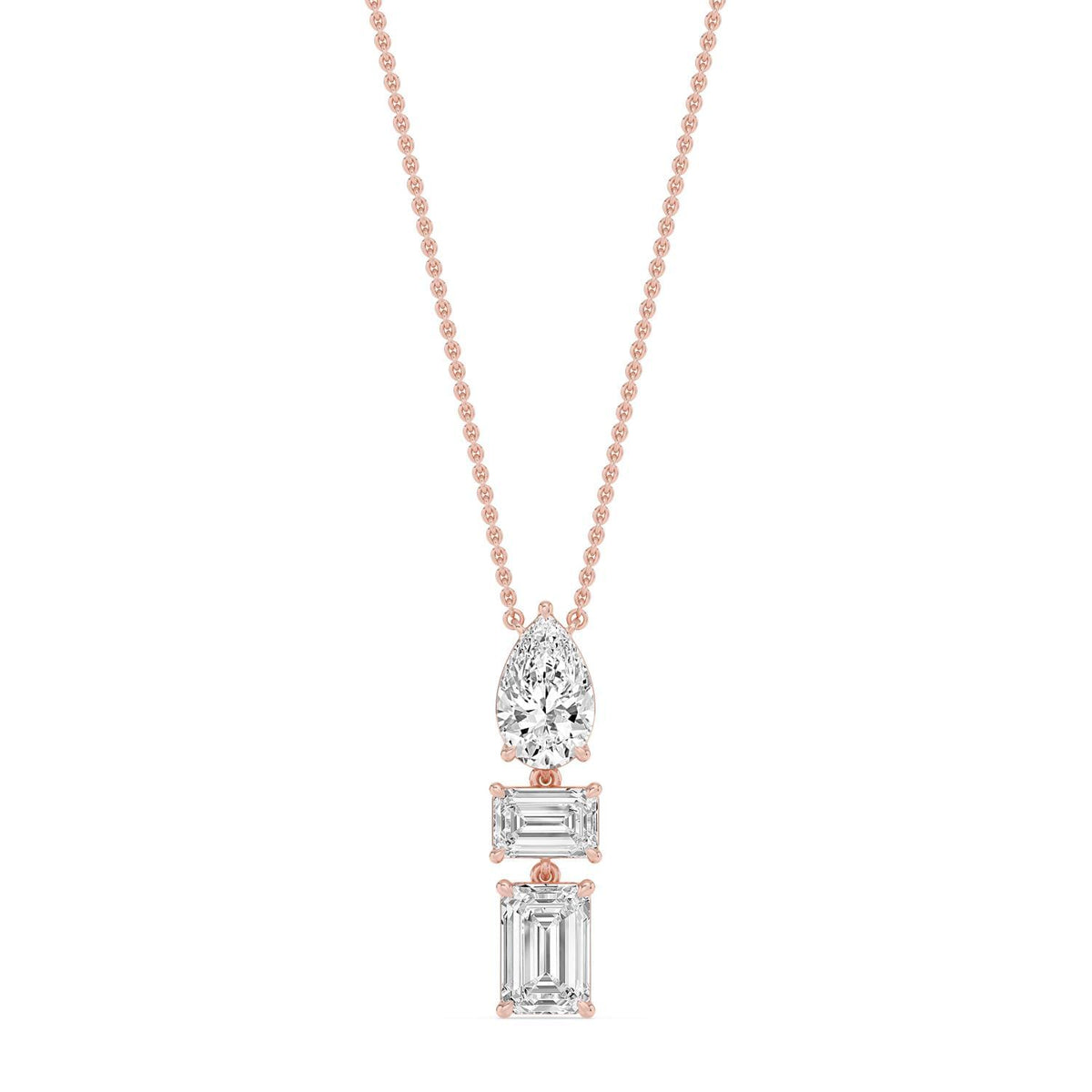 Camille Rose lab grown diamond pendant