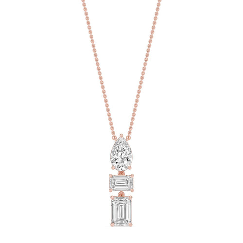 Camille Rose lab grown diamond pendant