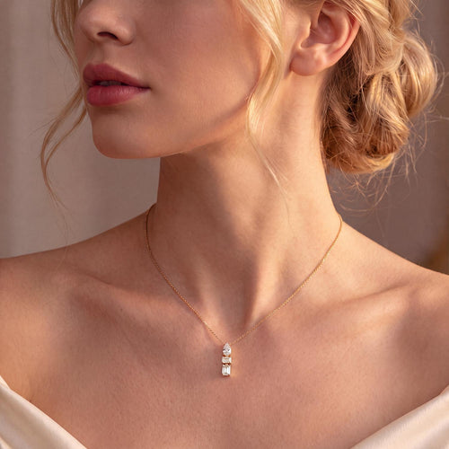 Camille Rose lab grown diamond pendant