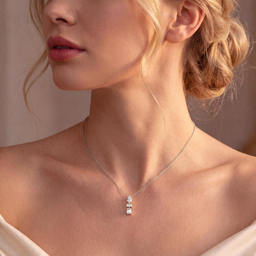 Camille Rose lab grown diamond pendant