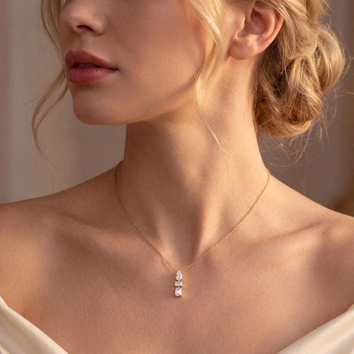 Camille Rose lab grown diamond pendant