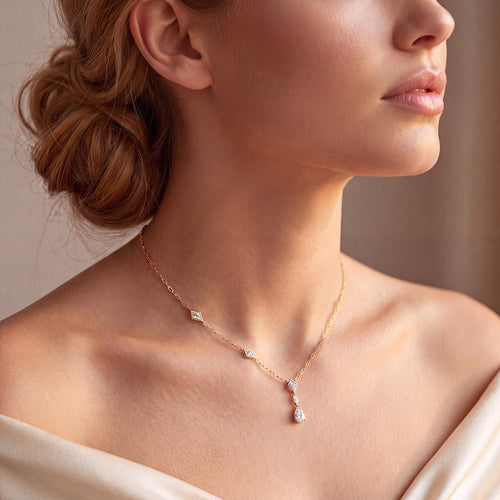 Camille Vale lab grown diamond pendant