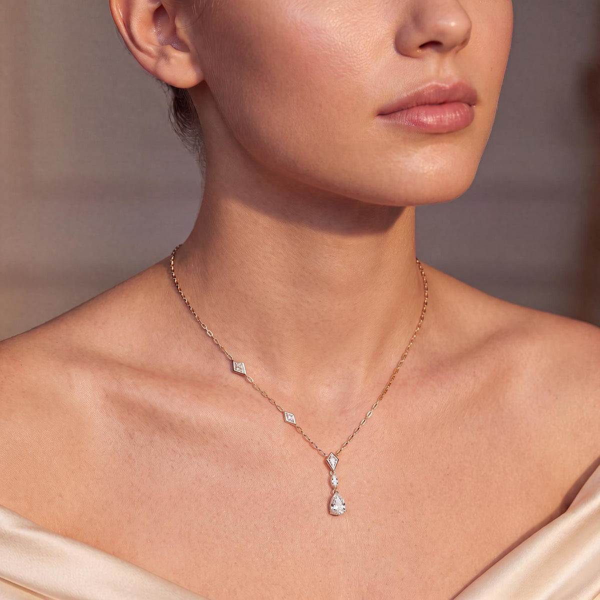 Camille Vale lab grown diamond pendant