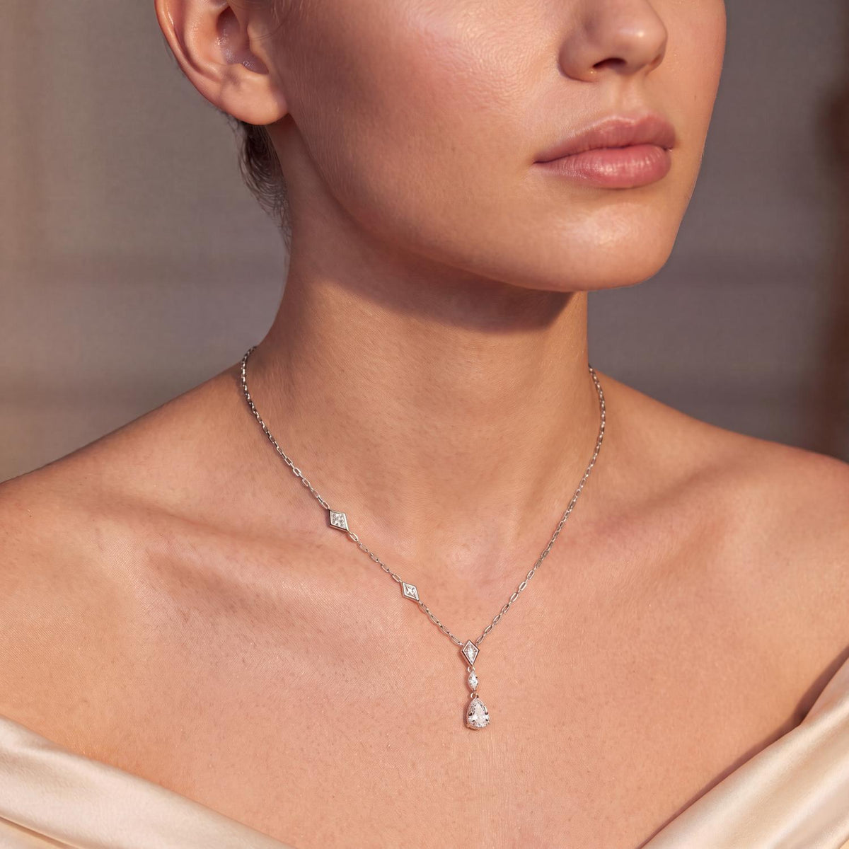 Camille Vale lab grown diamond pendant