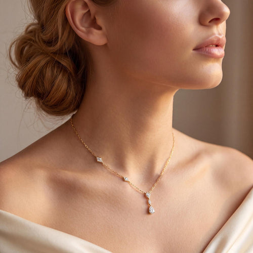 Camille Vale lab grown diamond pendant