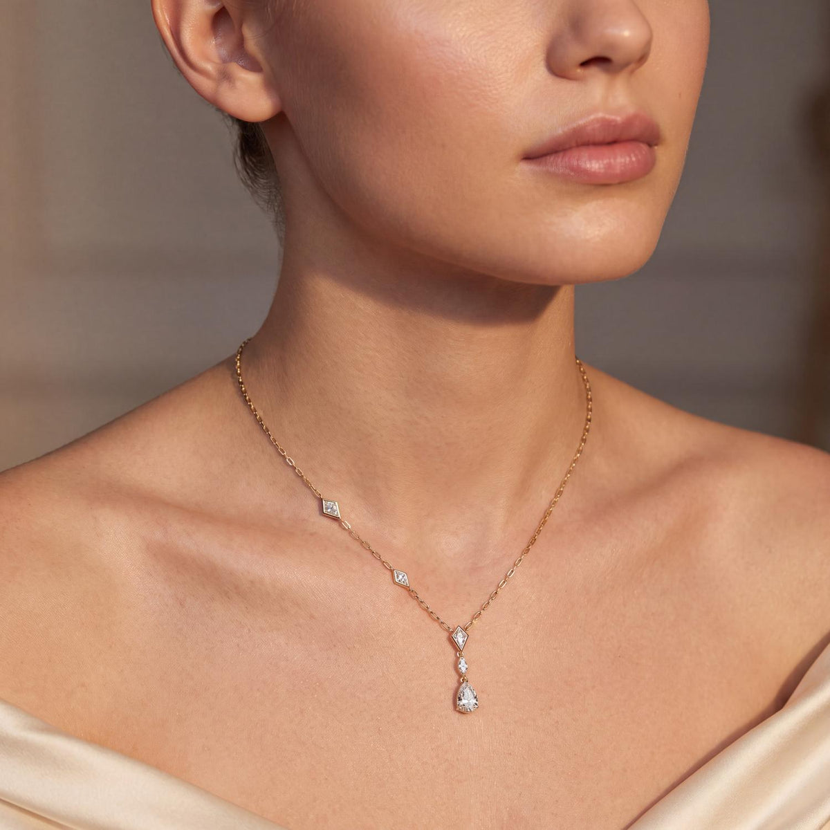 Camille Vale lab grown diamond pendant
