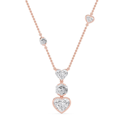 Delphine Belle lab grown diamond pendant