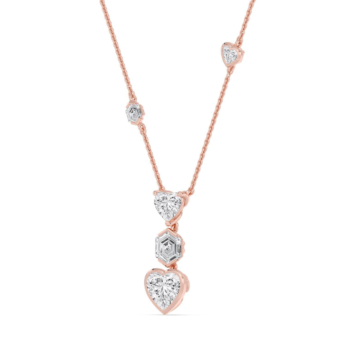 Delphine Belle lab grown diamond pendant
