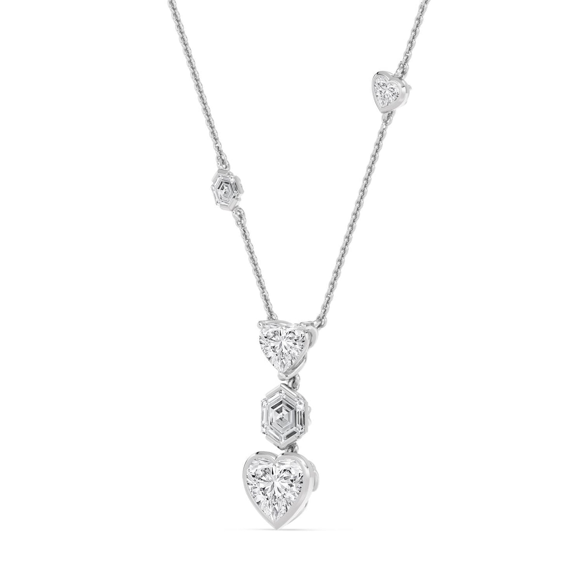 Delphine Belle lab grown diamond pendant