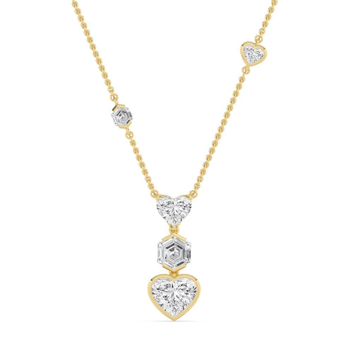Delphine Belle lab grown diamond pendant
