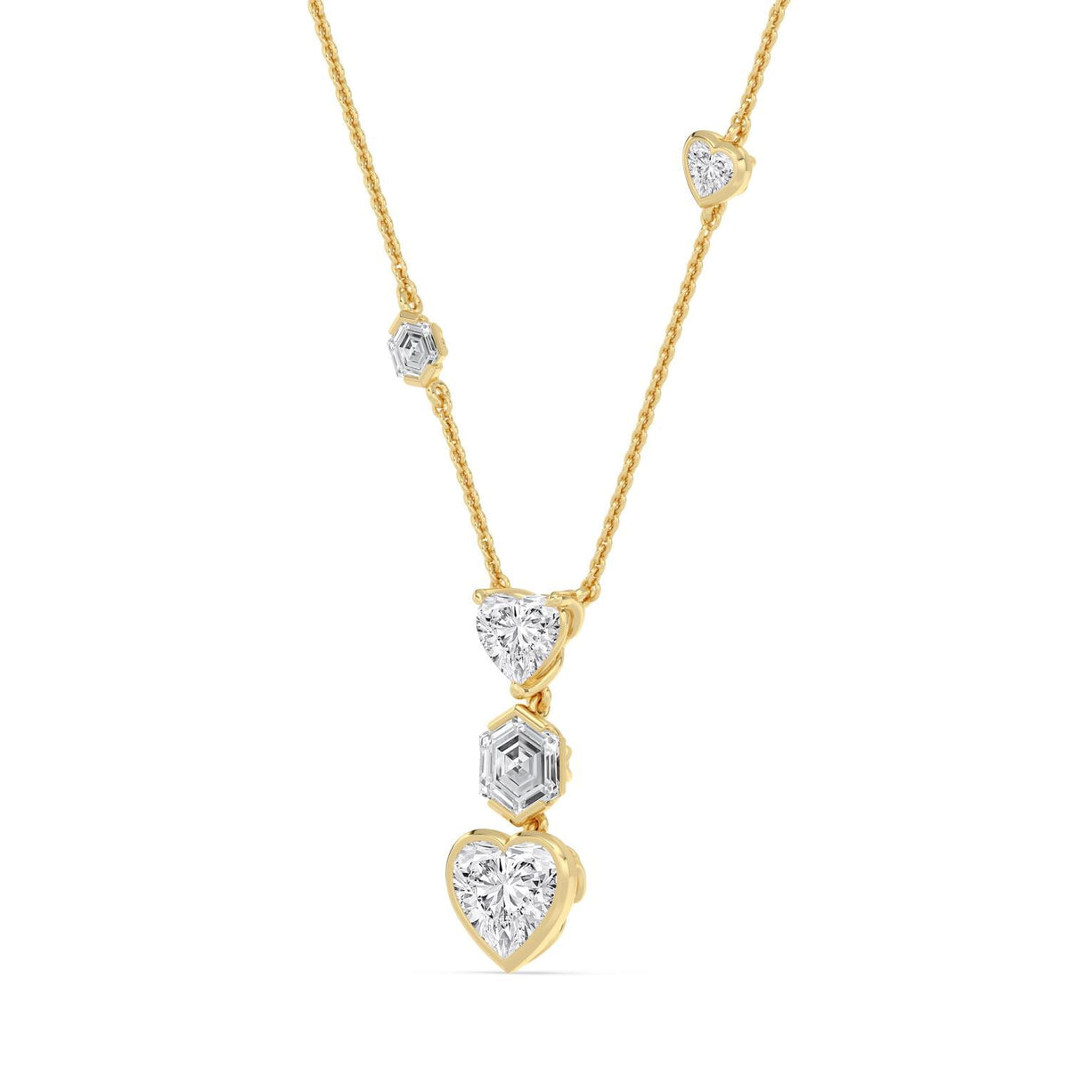 Delphine Belle lab grown diamond pendant