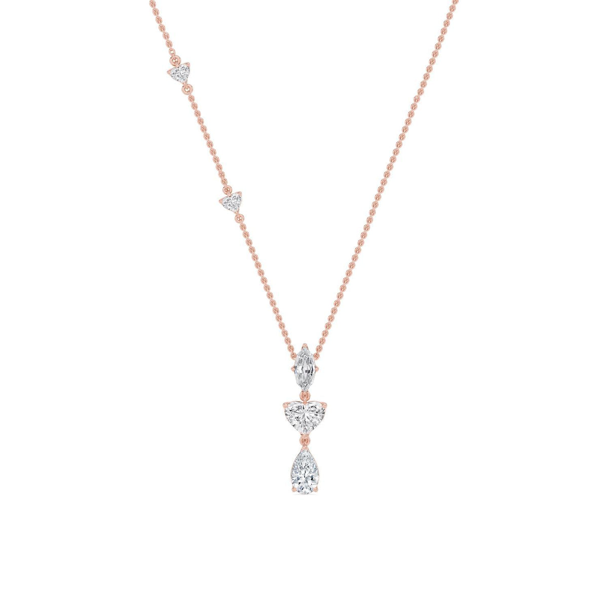 Delphine Grace lab grown diamond pendant