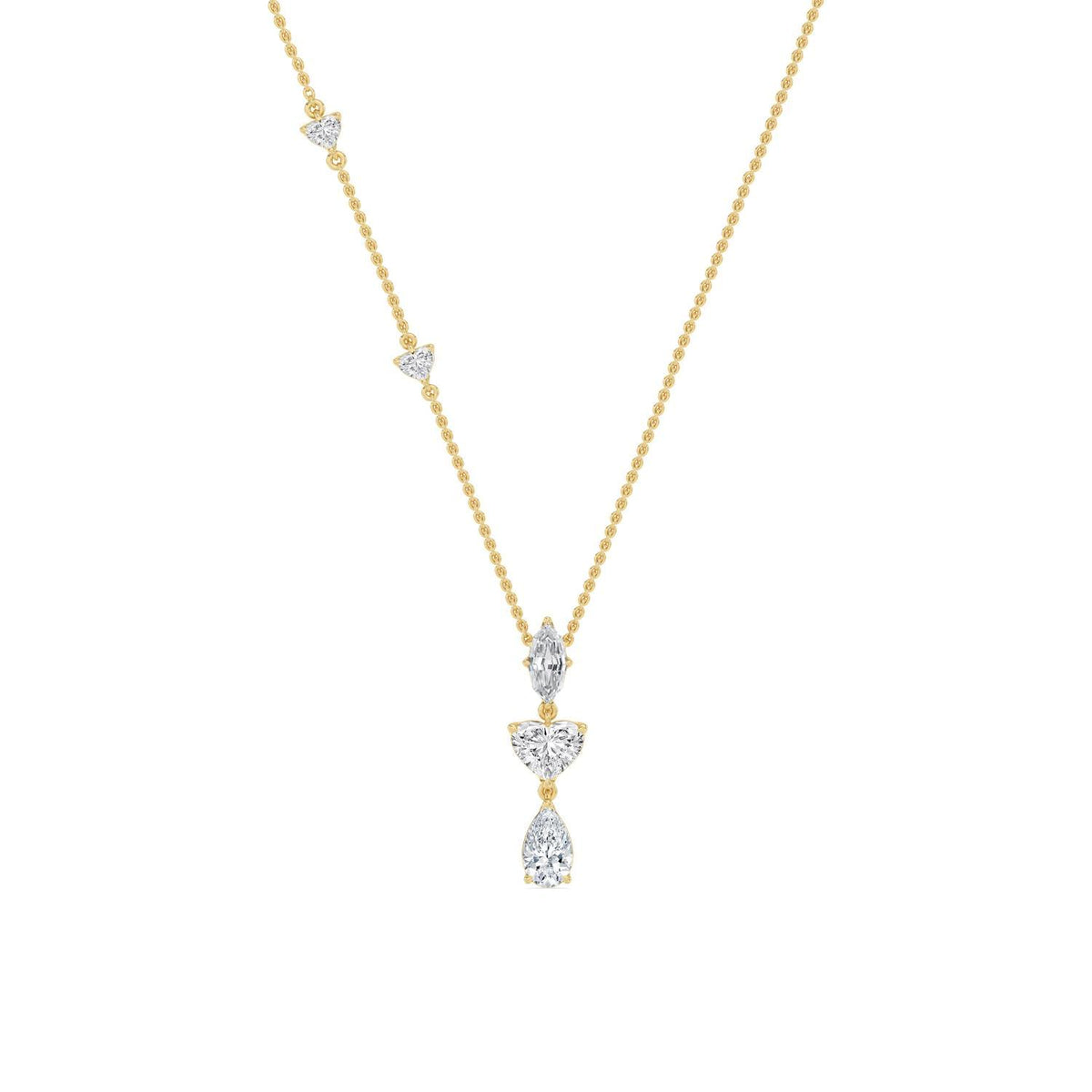 Delphine Grace lab grown diamond pendant