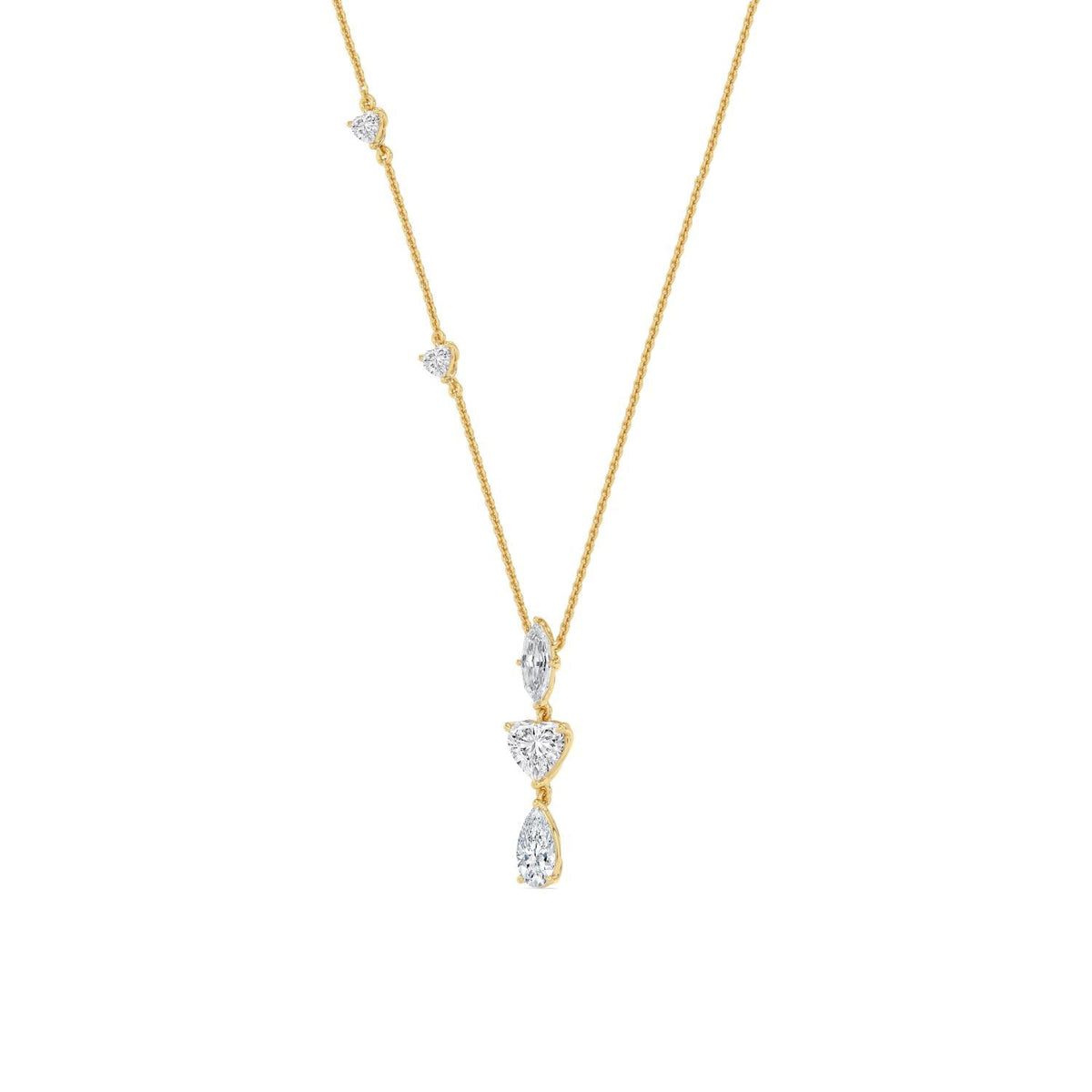 Delphine Grace lab grown diamond pendant