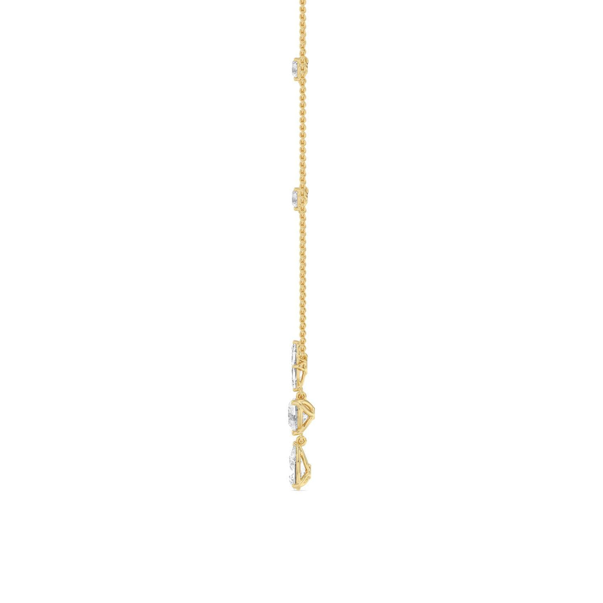 Delphine Grace lab grown diamond pendant
