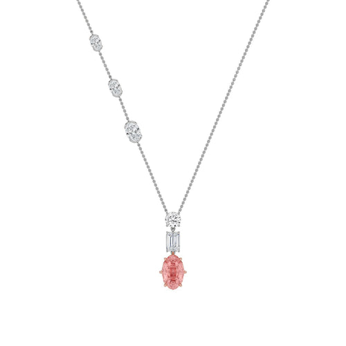 Delphine Joy lab grown diamond pendant