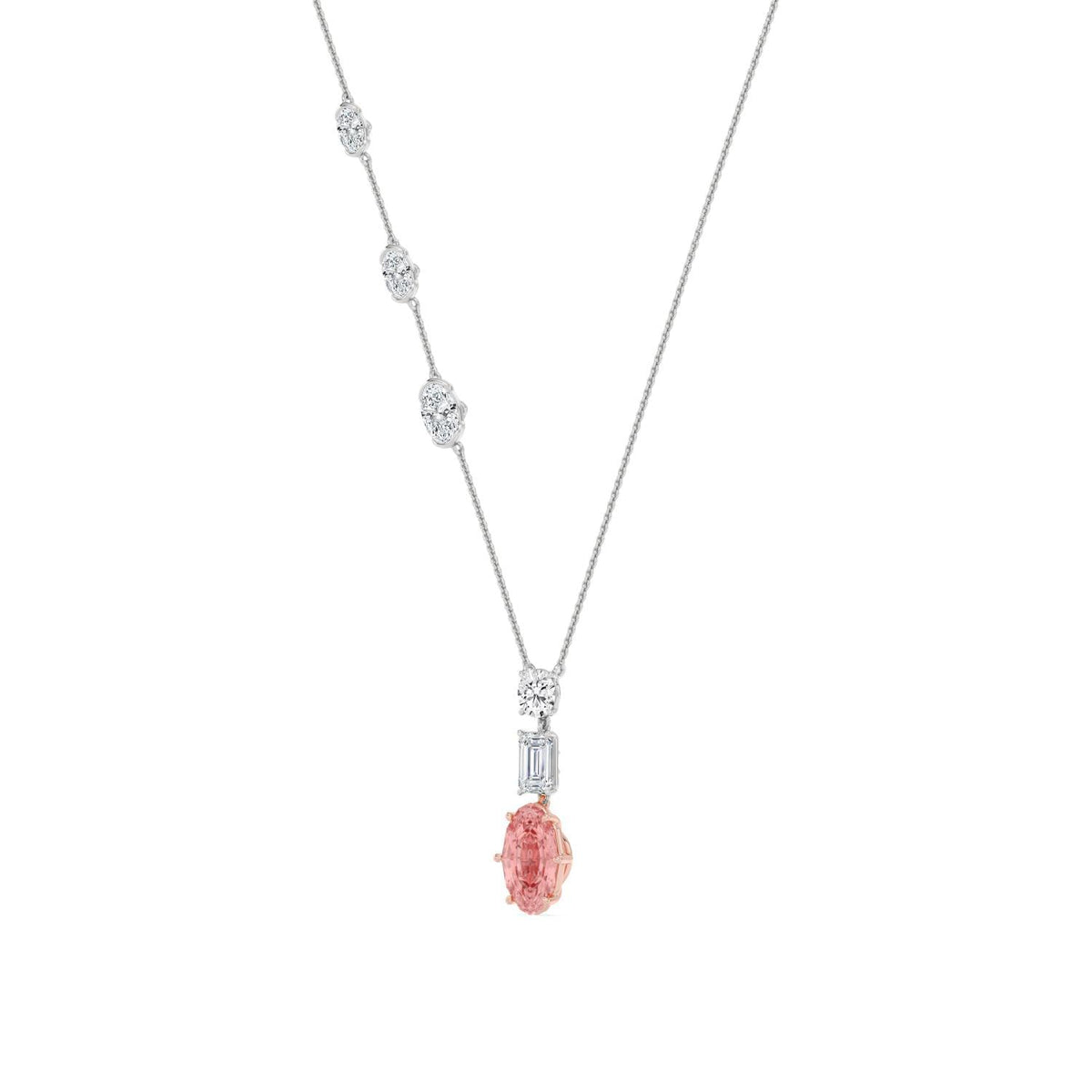 Delphine Joy lab grown diamond pendant