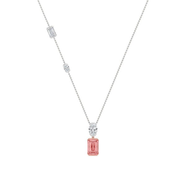 Delphine Lune - Fancy Colour Lab Grown Diamond Pendant