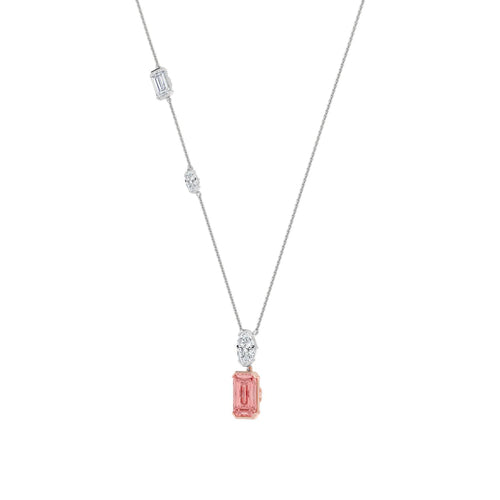 Delphine Lune lab grown diamond pendant