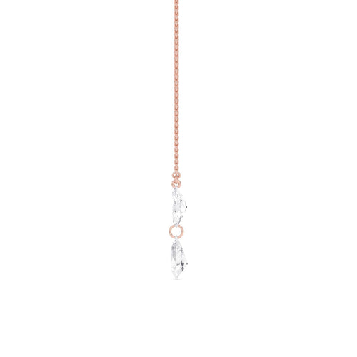 Delphine Rose lab grown diamond pendant