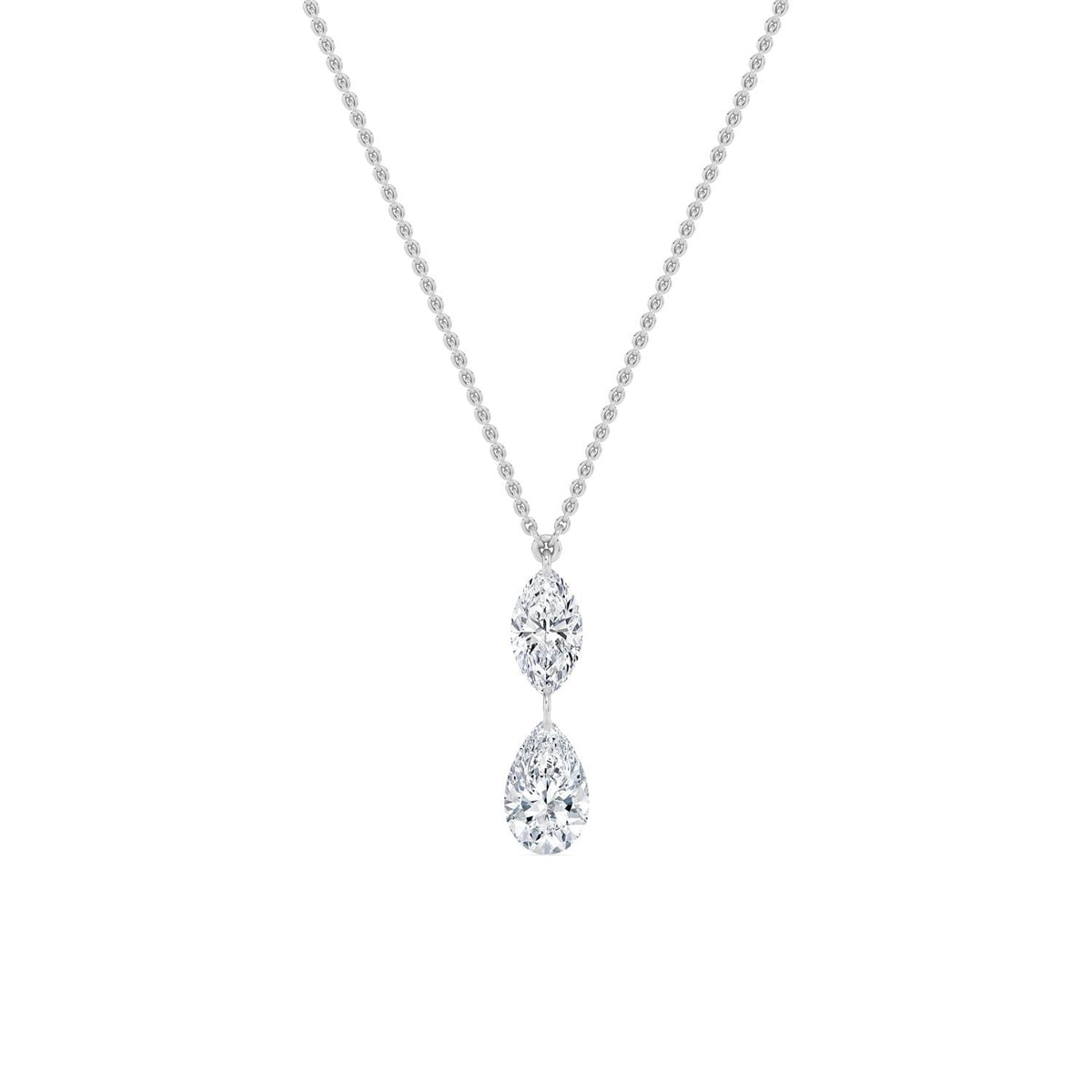 Delphine Rose lab grown diamond pendant