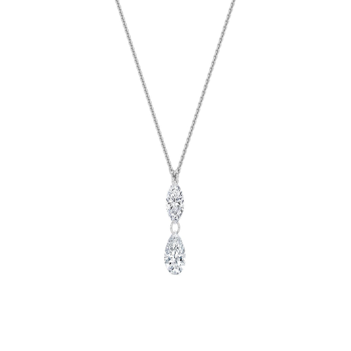 Delphine Rose lab grown diamond pendant