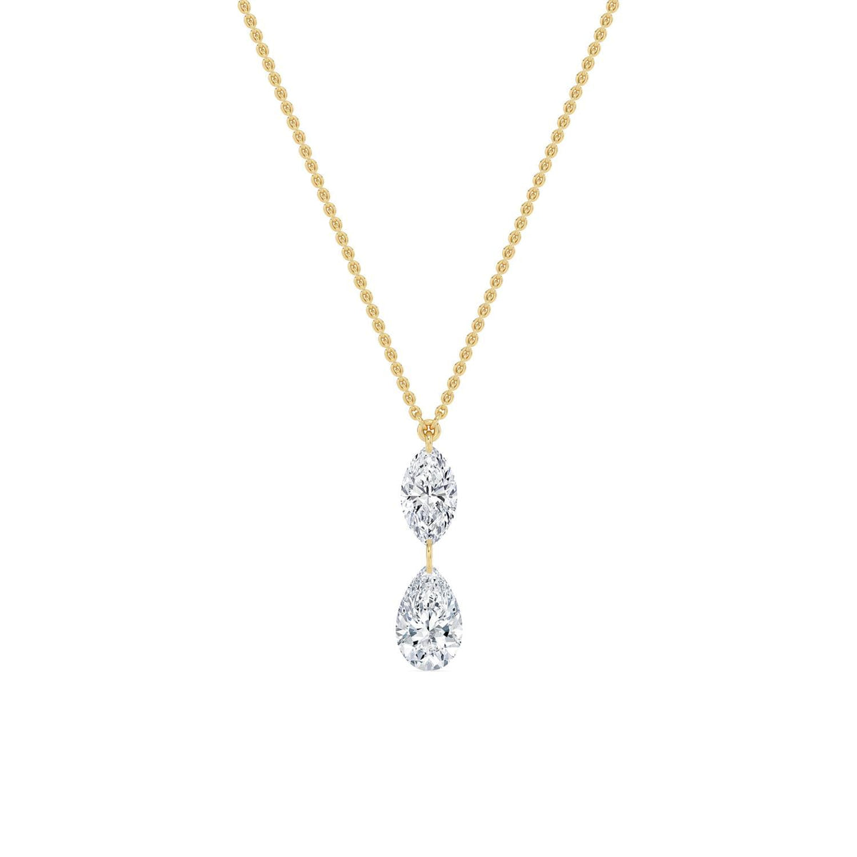 Delphine Rose lab grown diamond pendant