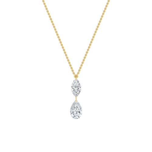 Delphine Rose lab grown diamond pendant