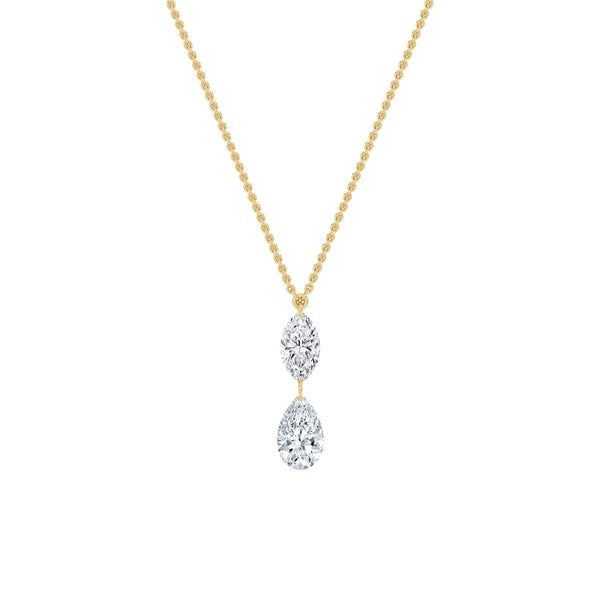 Delphine Rose - Lab Grown Diamond Pendant