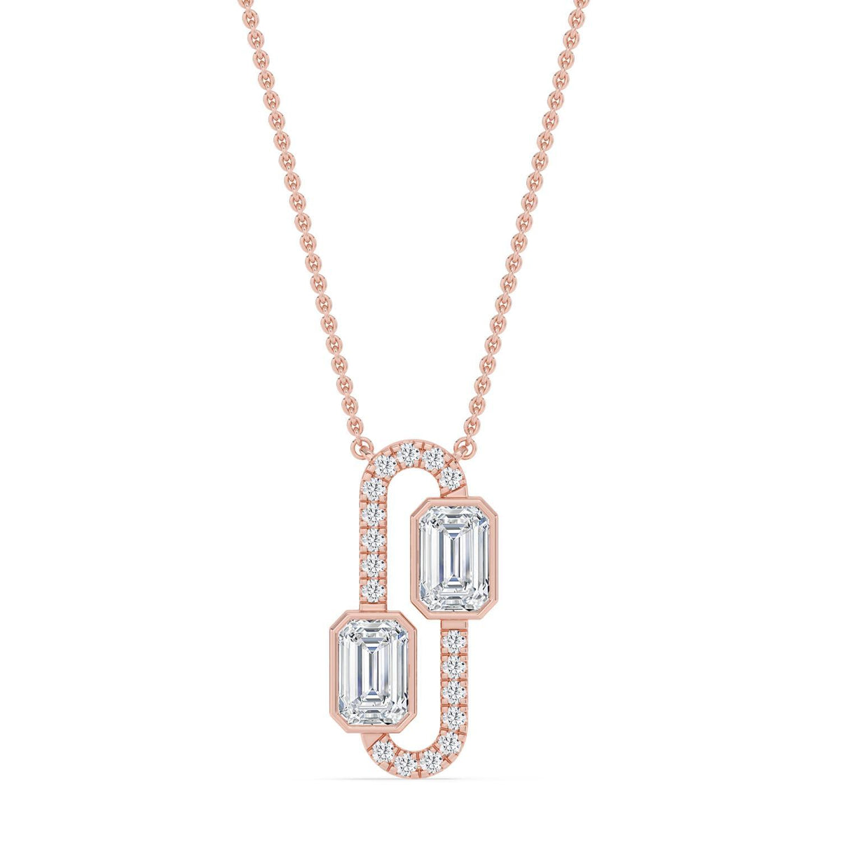 Estelle Belle lab grown diamond pendant