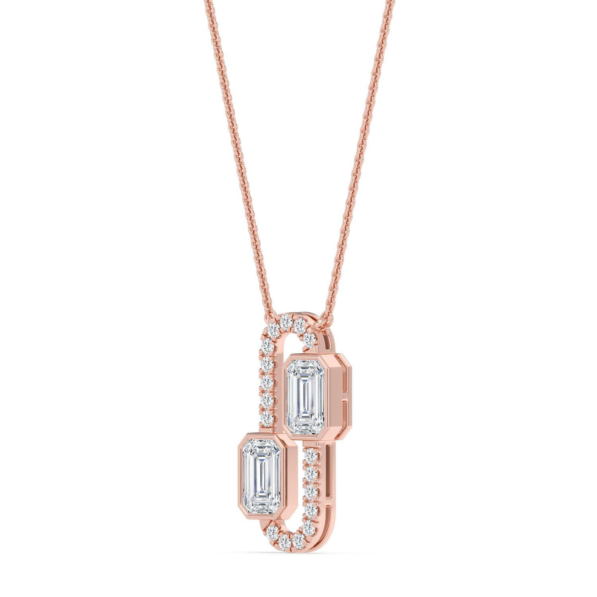 Estelle Belle lab grown diamond pendant