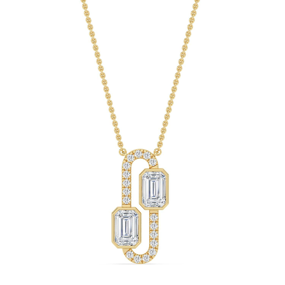 Estelle Belle lab grown diamond pendant
