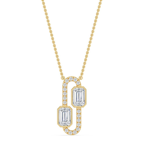 Estelle Belle lab grown diamond pendant