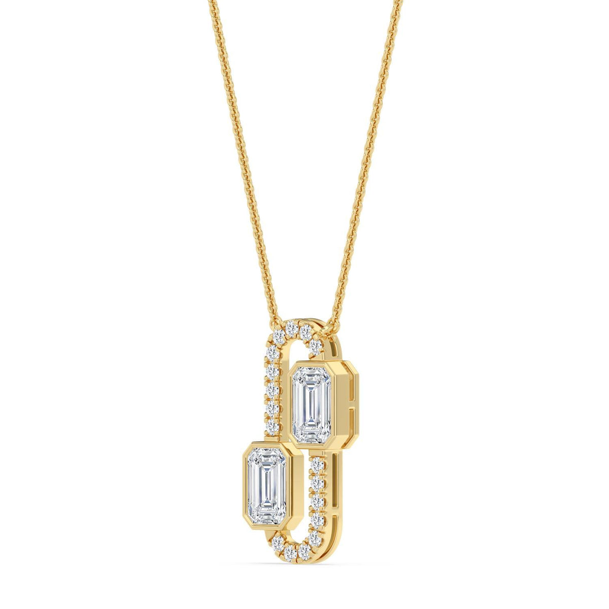 Estelle Belle lab grown diamond pendant