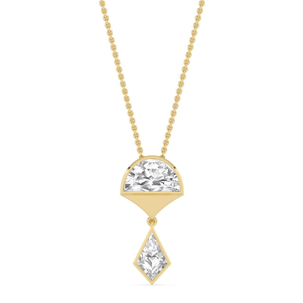 Estelle Bloom - Bezel Lab Grown Diamond Pendant