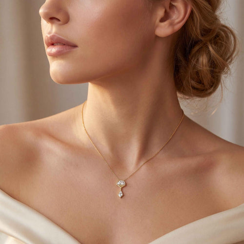 Estelle Bloom lab grown diamond pendant