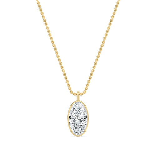 Estelle Dawn lab grown diamond pendant