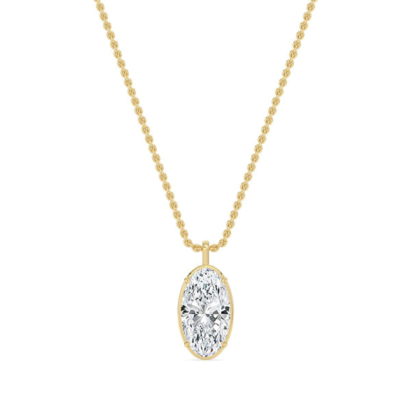 Estelle Dawn - Solitaire Lab Grown Diamond Pendant