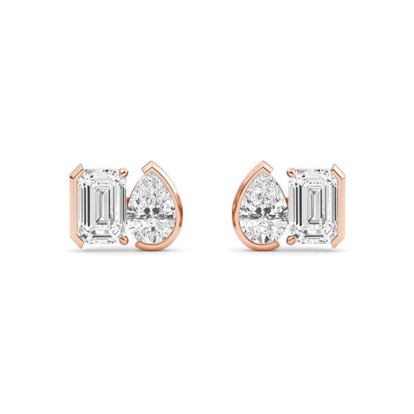 Ivy Rose - Toi et Moi Lab Grown Diamond Earrings