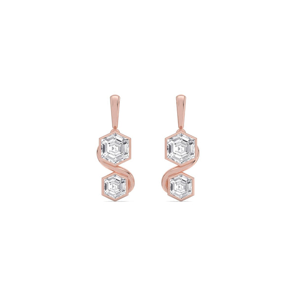 Lena Mae - Fashion Lab Grown Diamond Earrings