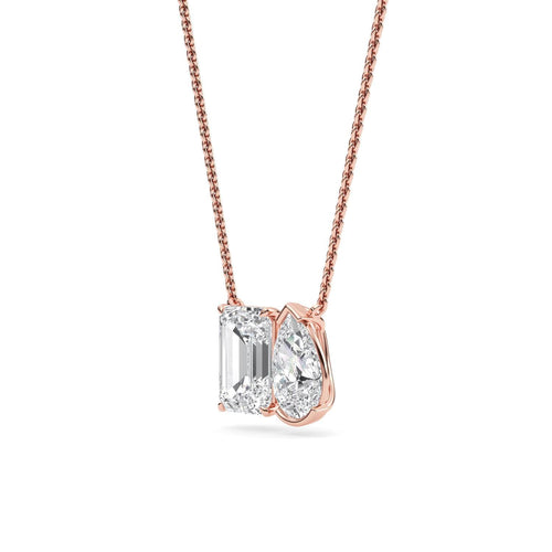 Estelle Lune lab grown diamond pendant