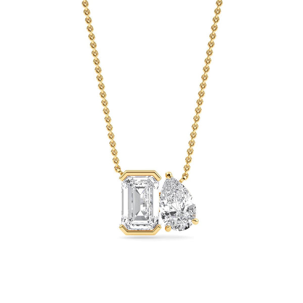 Gabrielle Grace - Toi et Moi Lab Grown Diamond Pendant