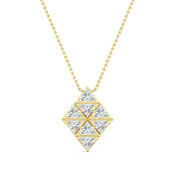Gabrielle Lune - Cluster Lab Grown Diamond Pendant
